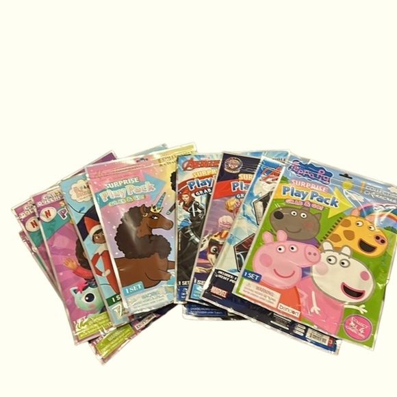 Play Pack Grab & Go Activity Set Lot of 10 Road Trip Kids - Picture 1 of 2